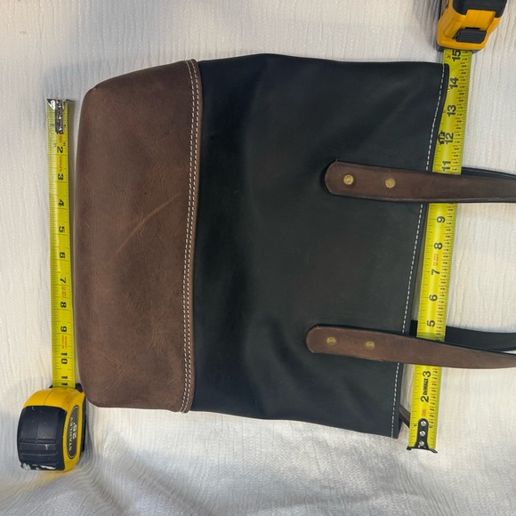 Gorgeous Handmade Leather Tote Shoulder Bag, one of a kind. - Picture 10 of 10